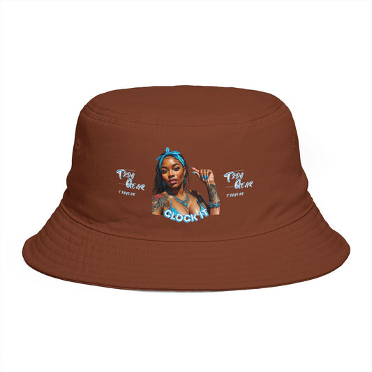 "Clock It" Bucket Hat