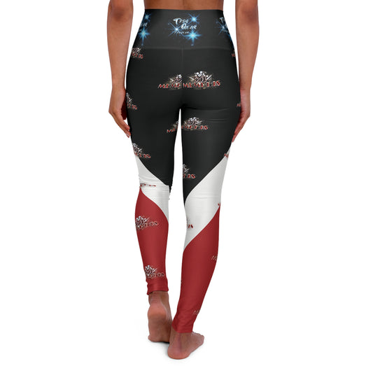 "901 Memphis" AOP High-Waist Yoga Leggings