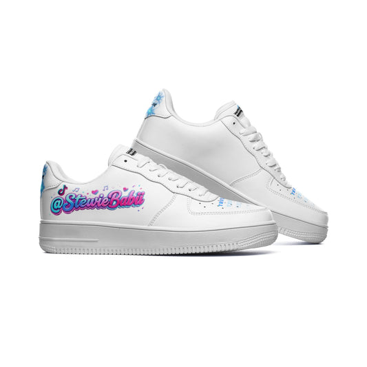 "@StewieBabii Collection" Low Top Leather Sneakers