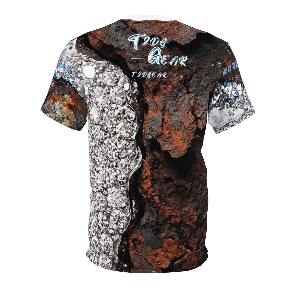 "Flawed Perfection" Men's (AOP)Graphic T-Shirt