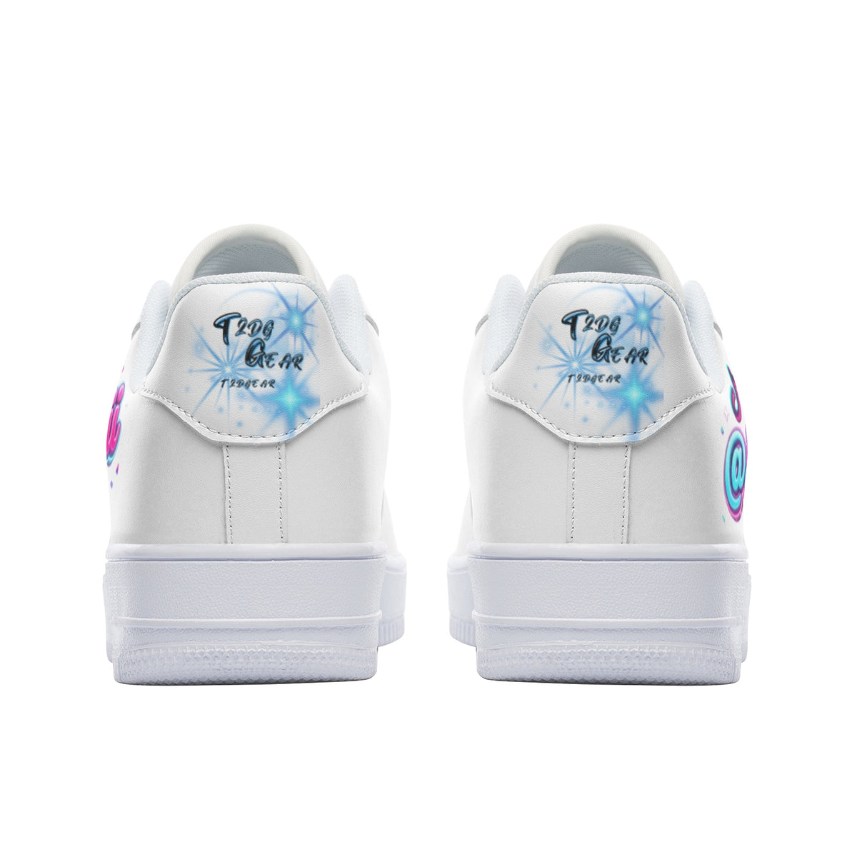 "@StewieBabii Collection" Low Top Leather Sneakers