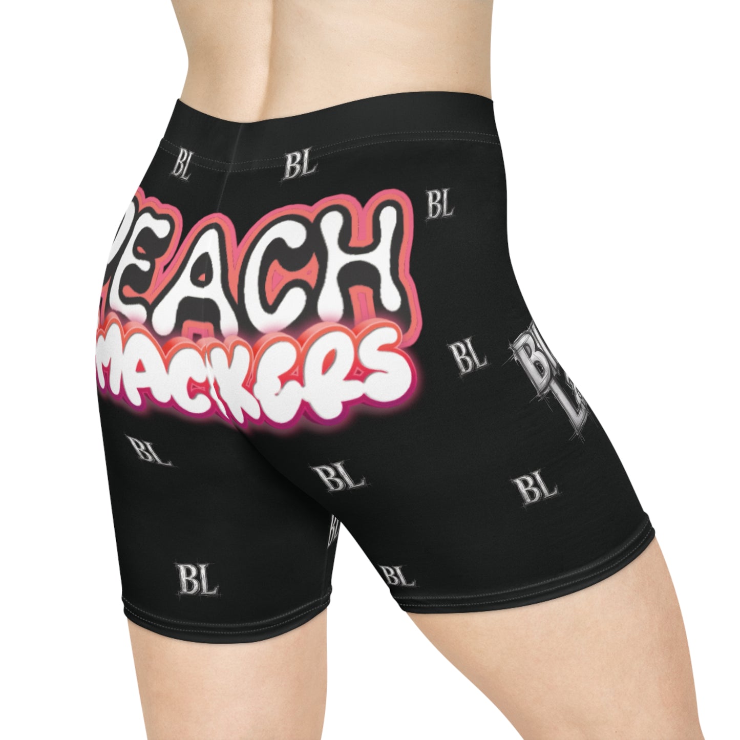 "Peach Smackers" Biker Shorts