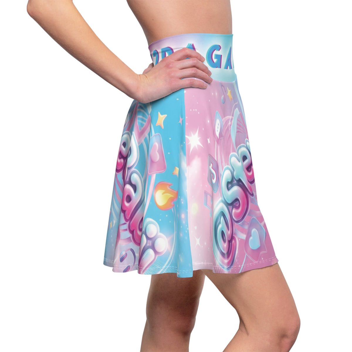 "@StewieBabii" Collection (AOP)Skater Skirt