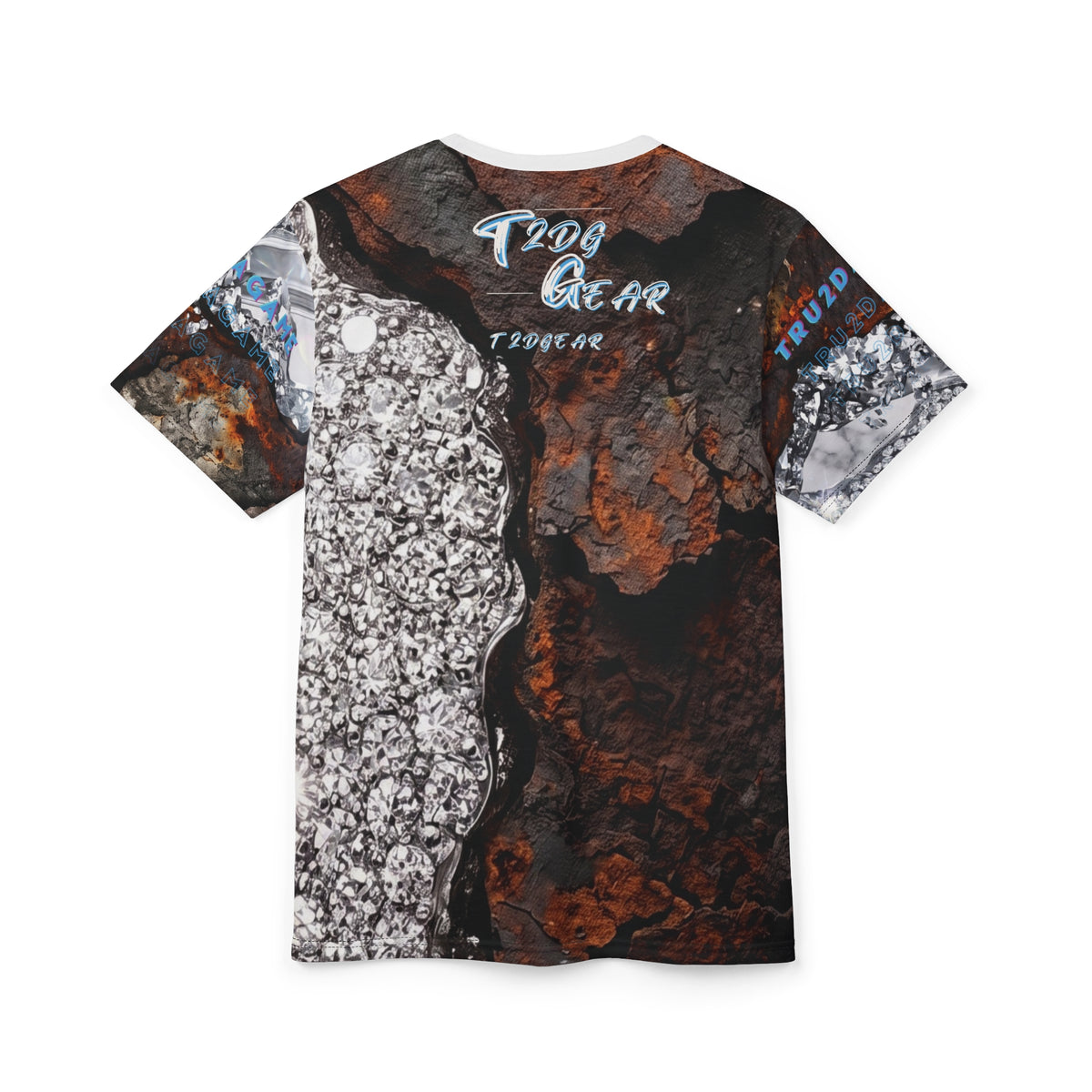 "Flawed Perfection" Men's (AOP)Graphic T-Shirt