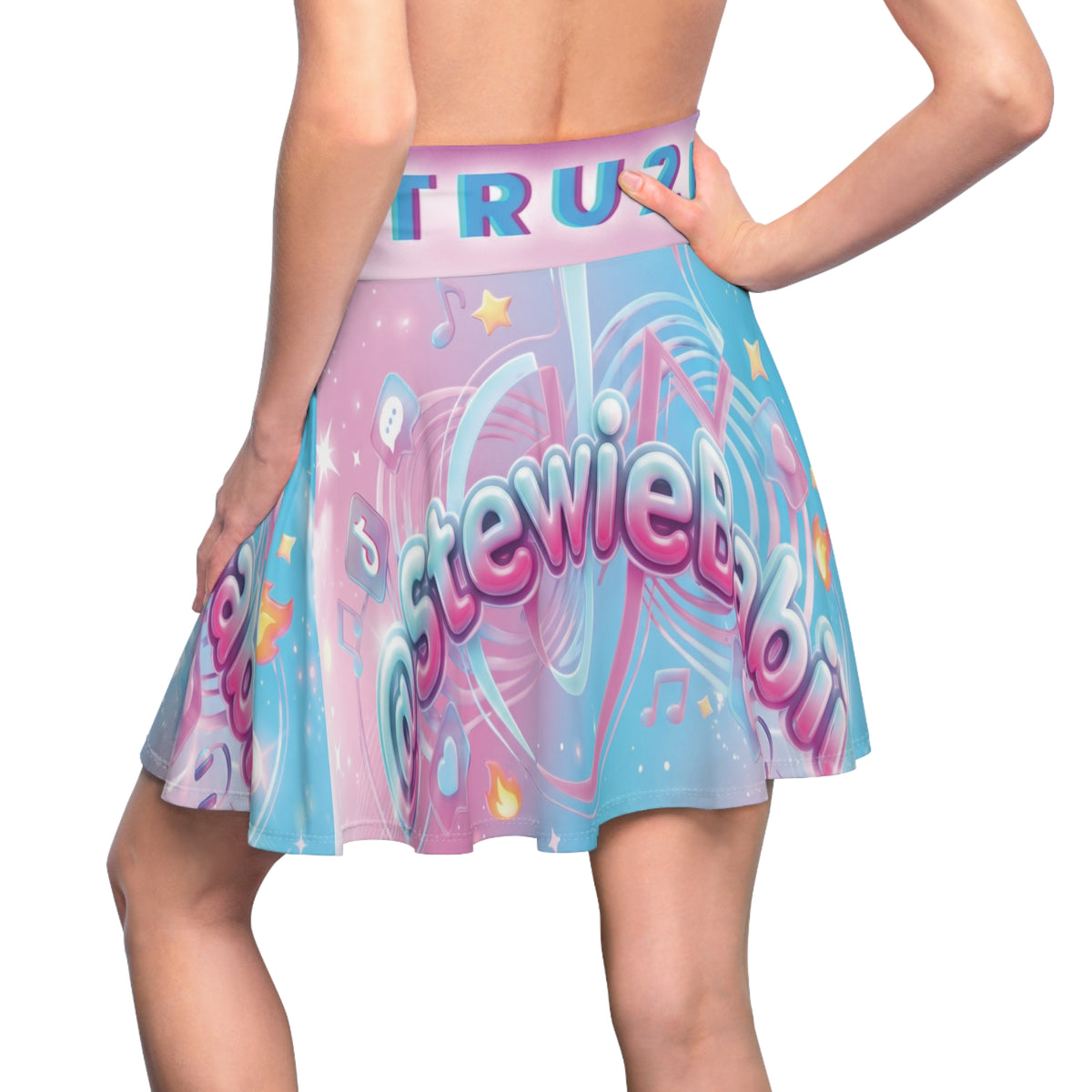 "@StewieBabii" Collection (AOP)Skater Skirt