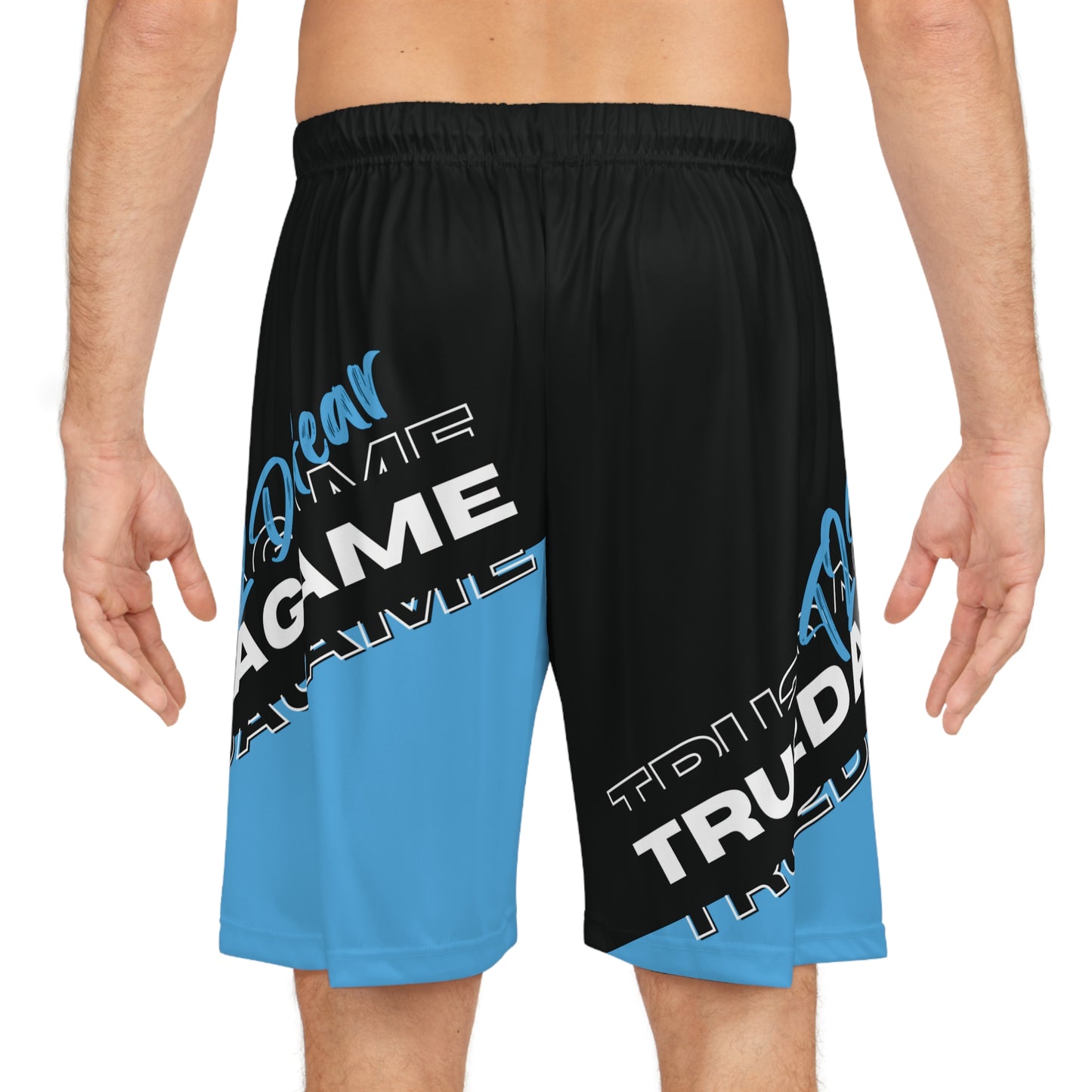 Tru2DaGame(T2DGear) Logo AOP Basketball Shorts