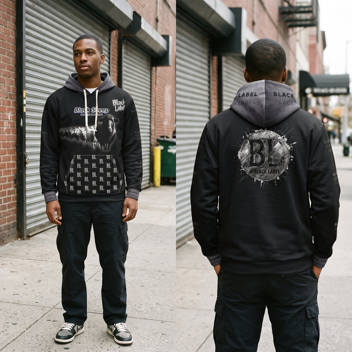 "Black Sheep" AOP Hoodie
