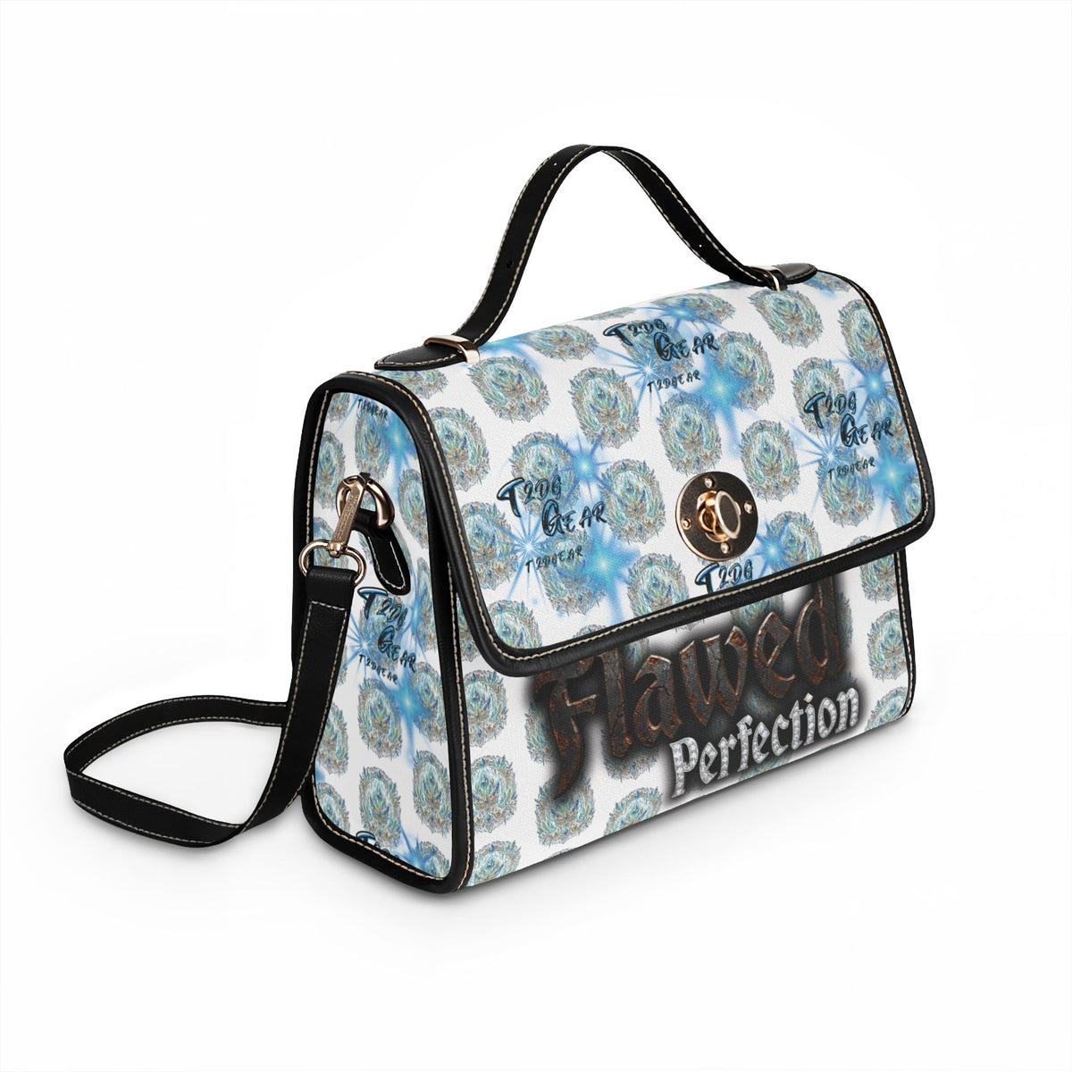 Flawed Perfection Waterproof Canvas Purse