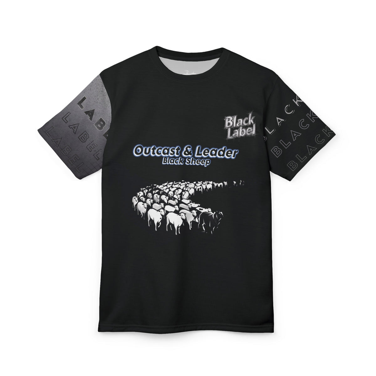 "Black Sheep" AOP Graphic T-Shirt