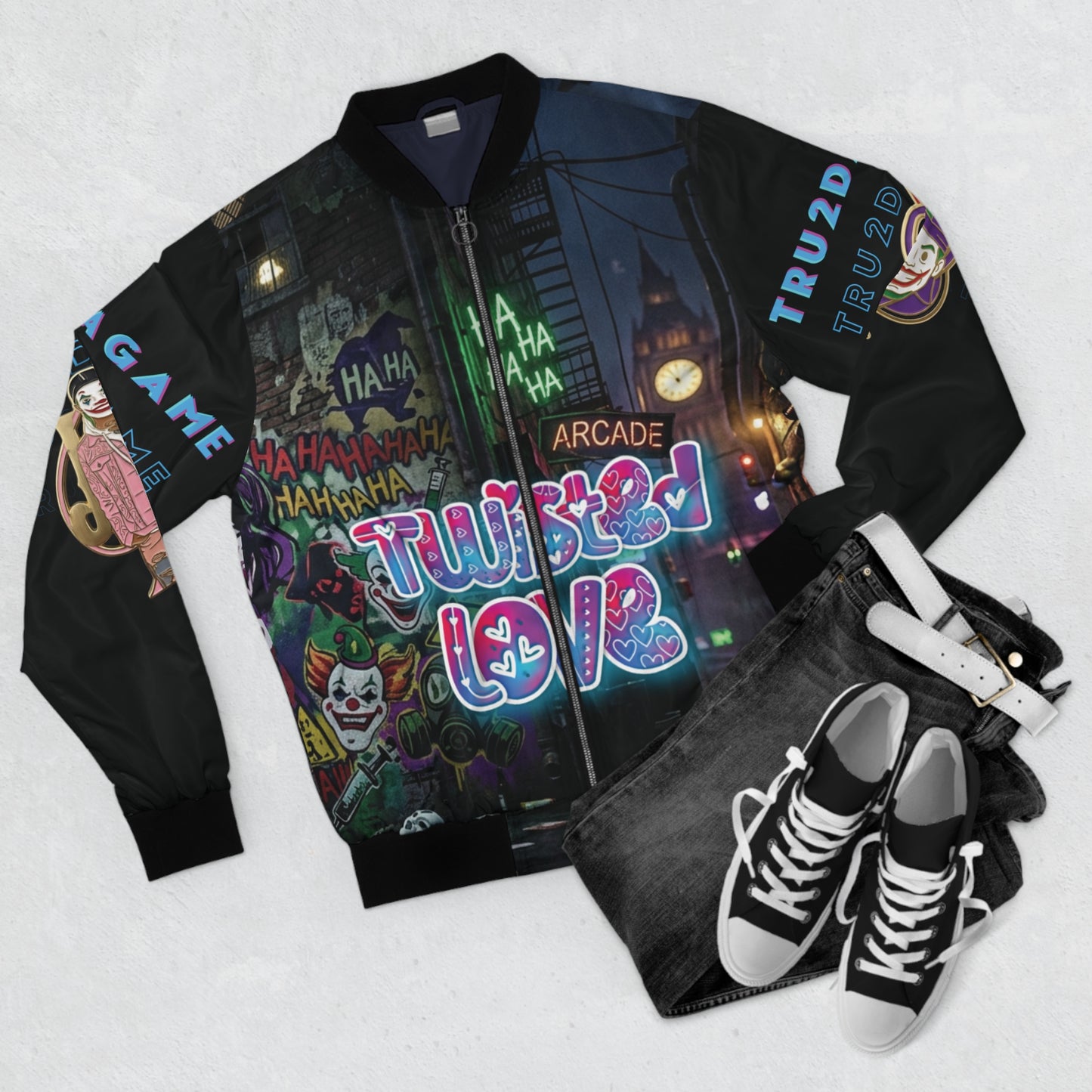 "Twisted/Toxic" Love Bomber Jacket
