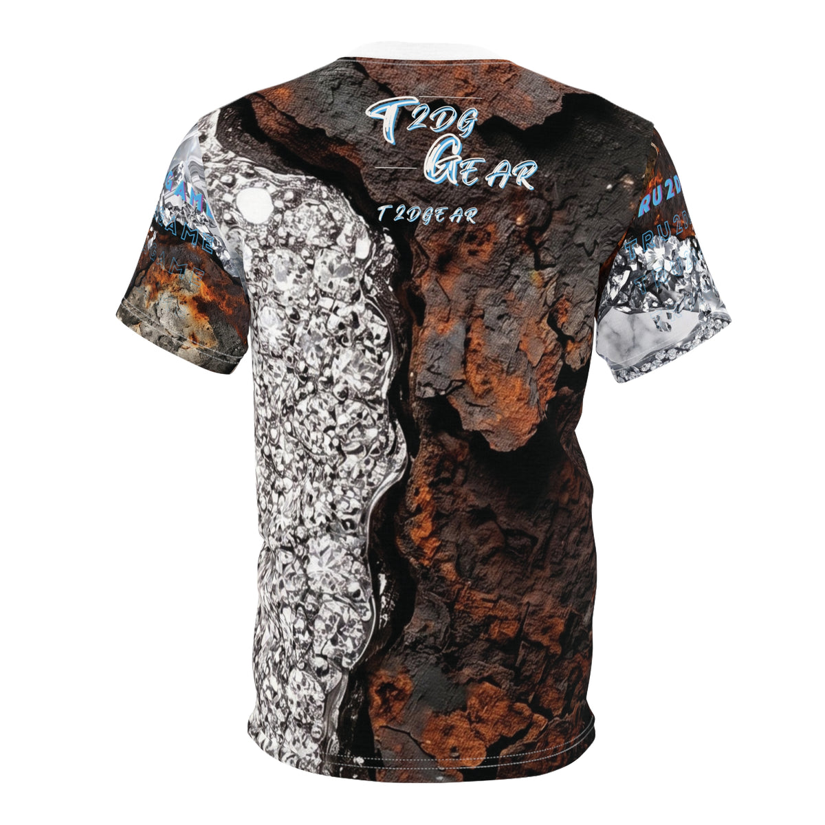 "Flawed Perfection" Men's (AOP)Graphic T-Shirt