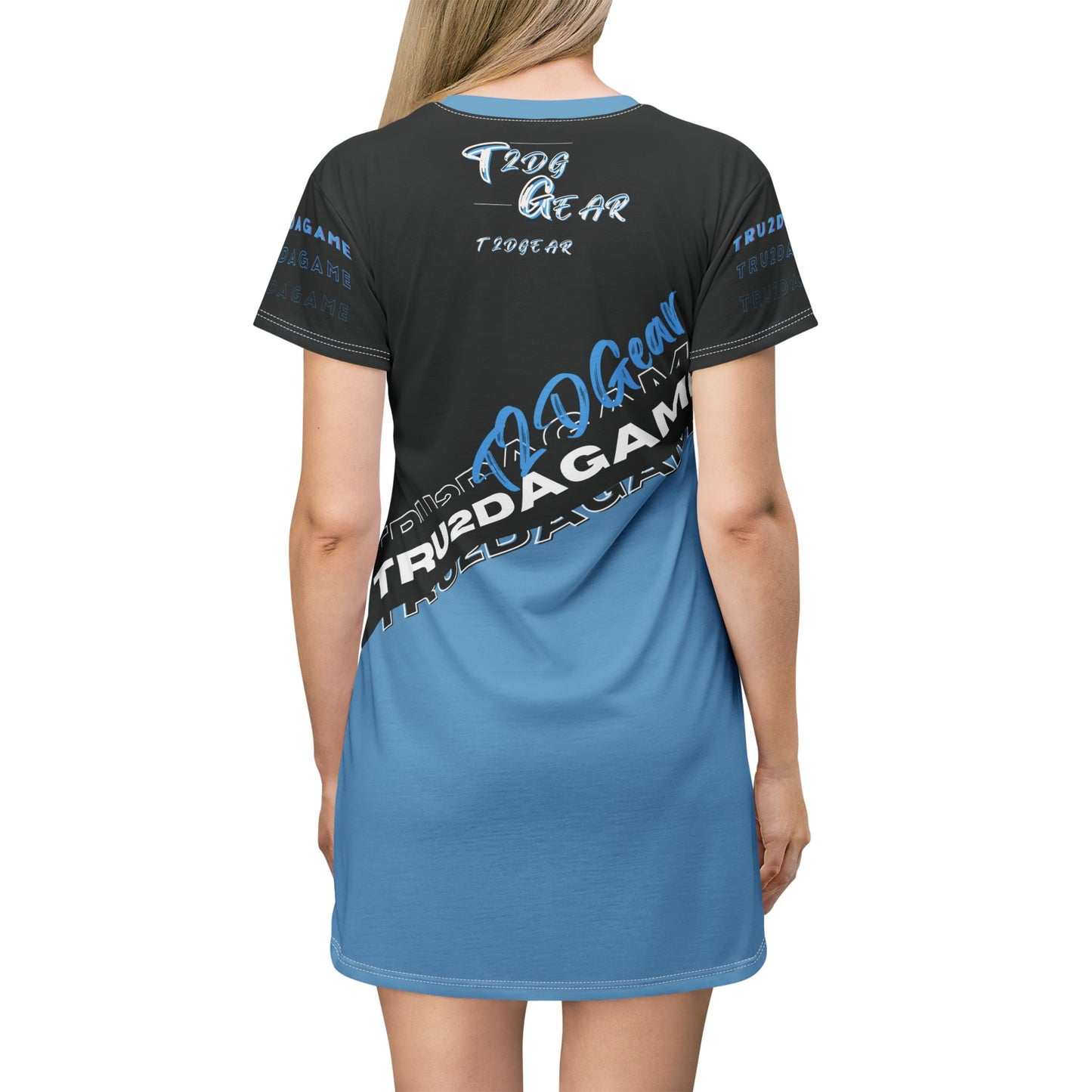 Tru2DaGame(T2DGear) Logo AOP T���Shirt Dress