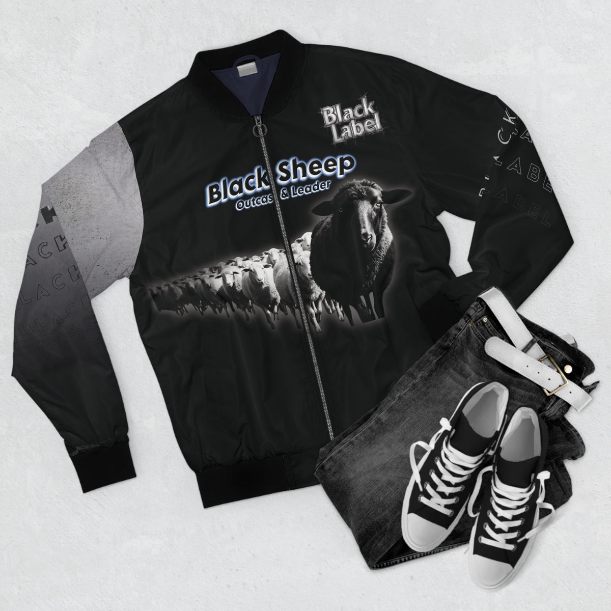 "Black Sheep" Bomber Jacket