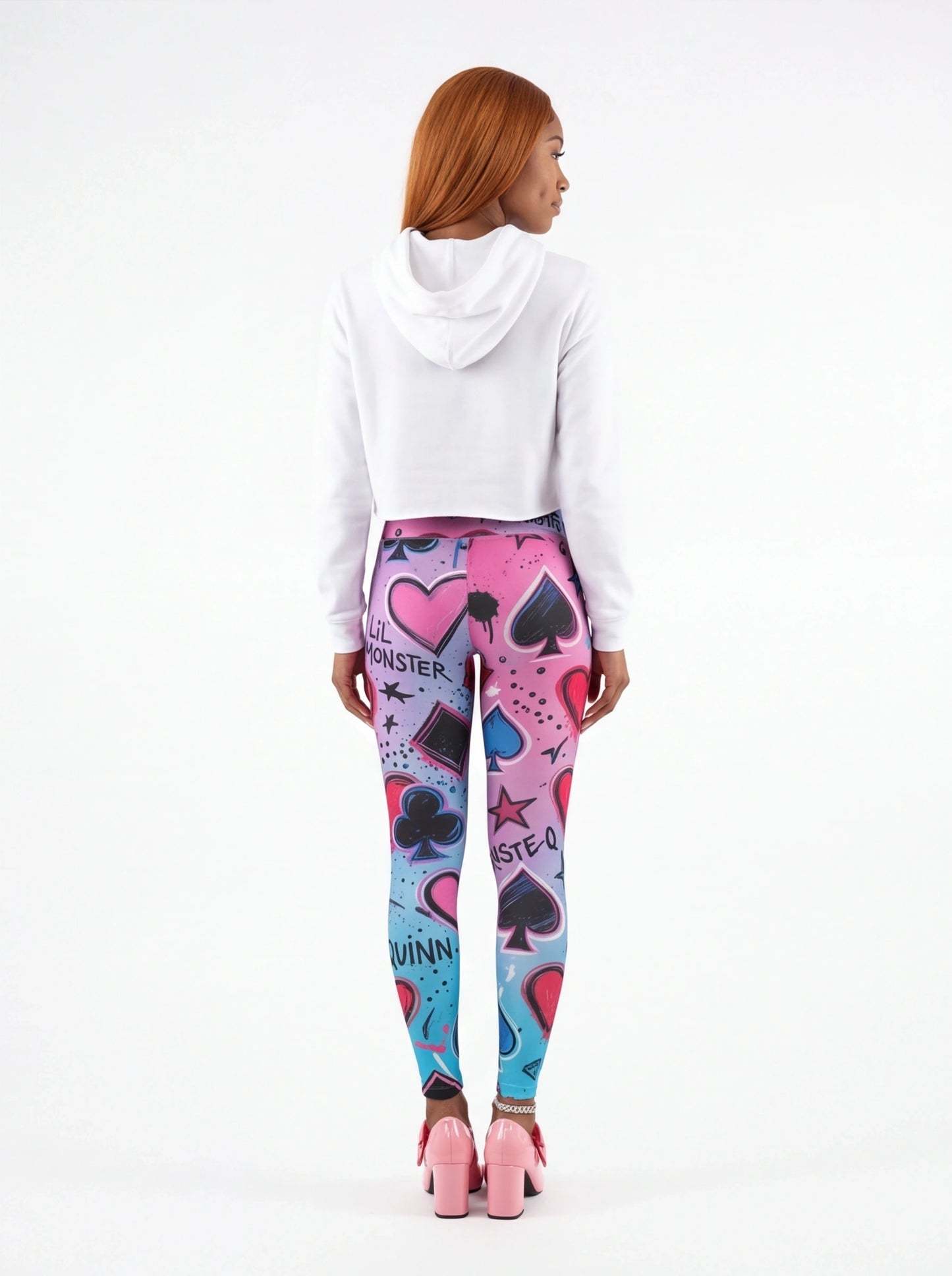 "Twisted/Toxic Love" High-Waisted Leggings