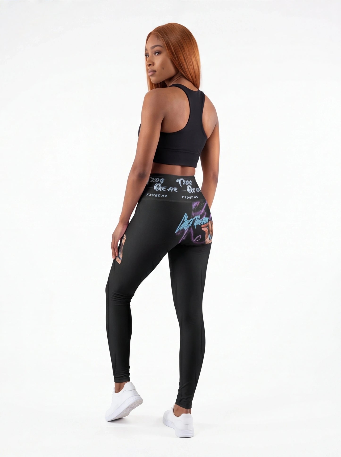 "Clock It" High-Waisted Yoga Leggings