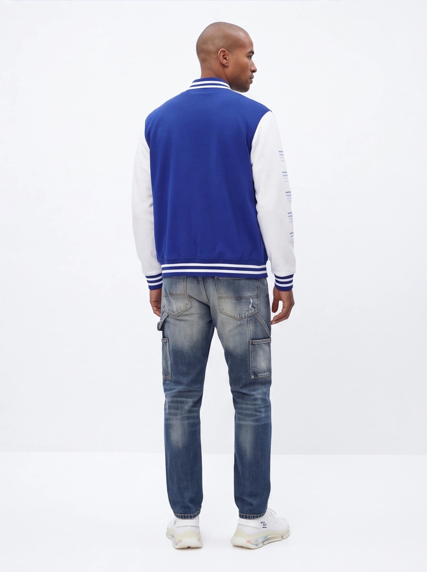Men's Distressed Wash Jeans