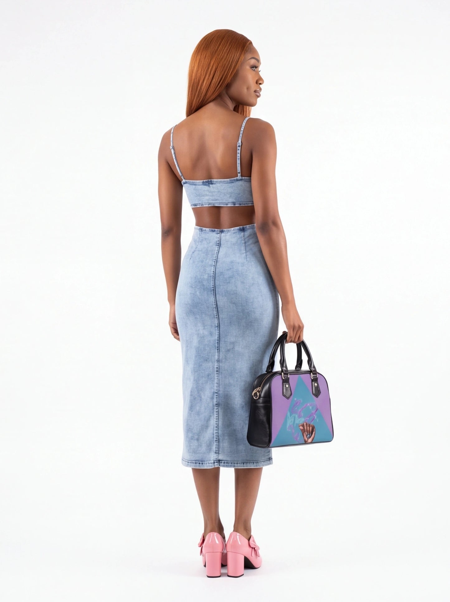 "Clock It" Glam Shoulder Bag
