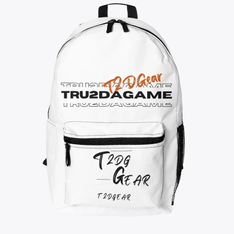 Tru2DaGame(T2DGear) Logo - White