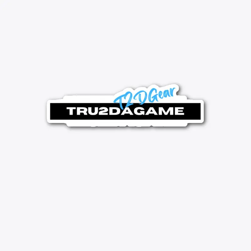 Tru2DaGame(T2DGear) Logo - Black