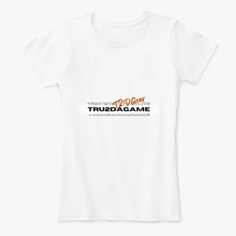 Tru2DaGame(T2DGear) Logo - White