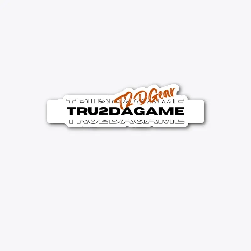 Tru2DaGame(T2DGear) Logo - White