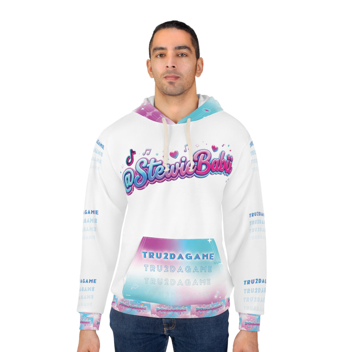 "@StewieBabii" Collection (AOP)Pullover Hoodie