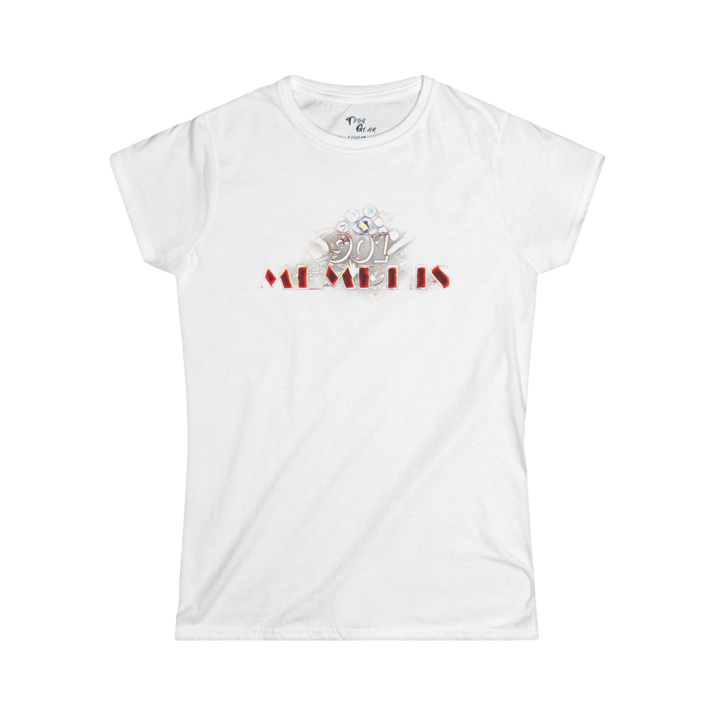 "901 Memphis" Women's Softstyle Tee