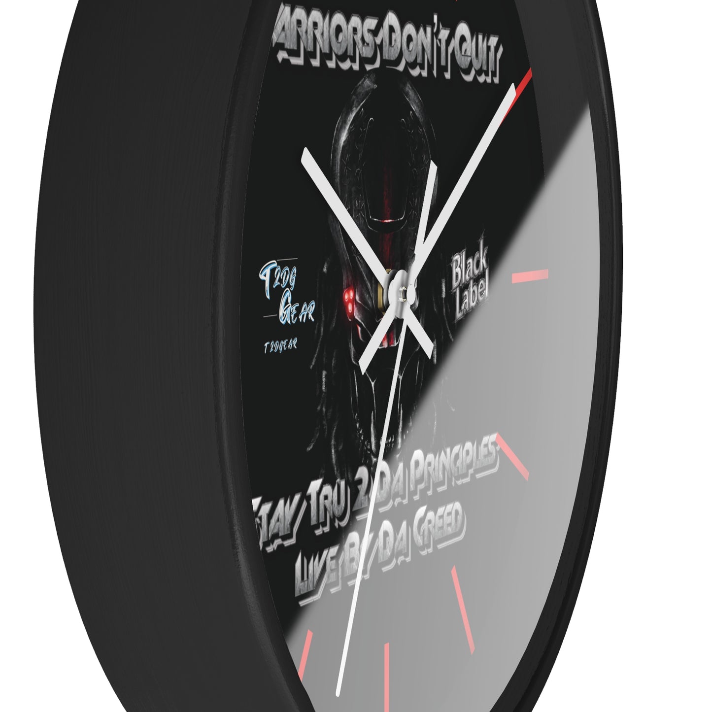 "Warrior's Creed" Wall Clock