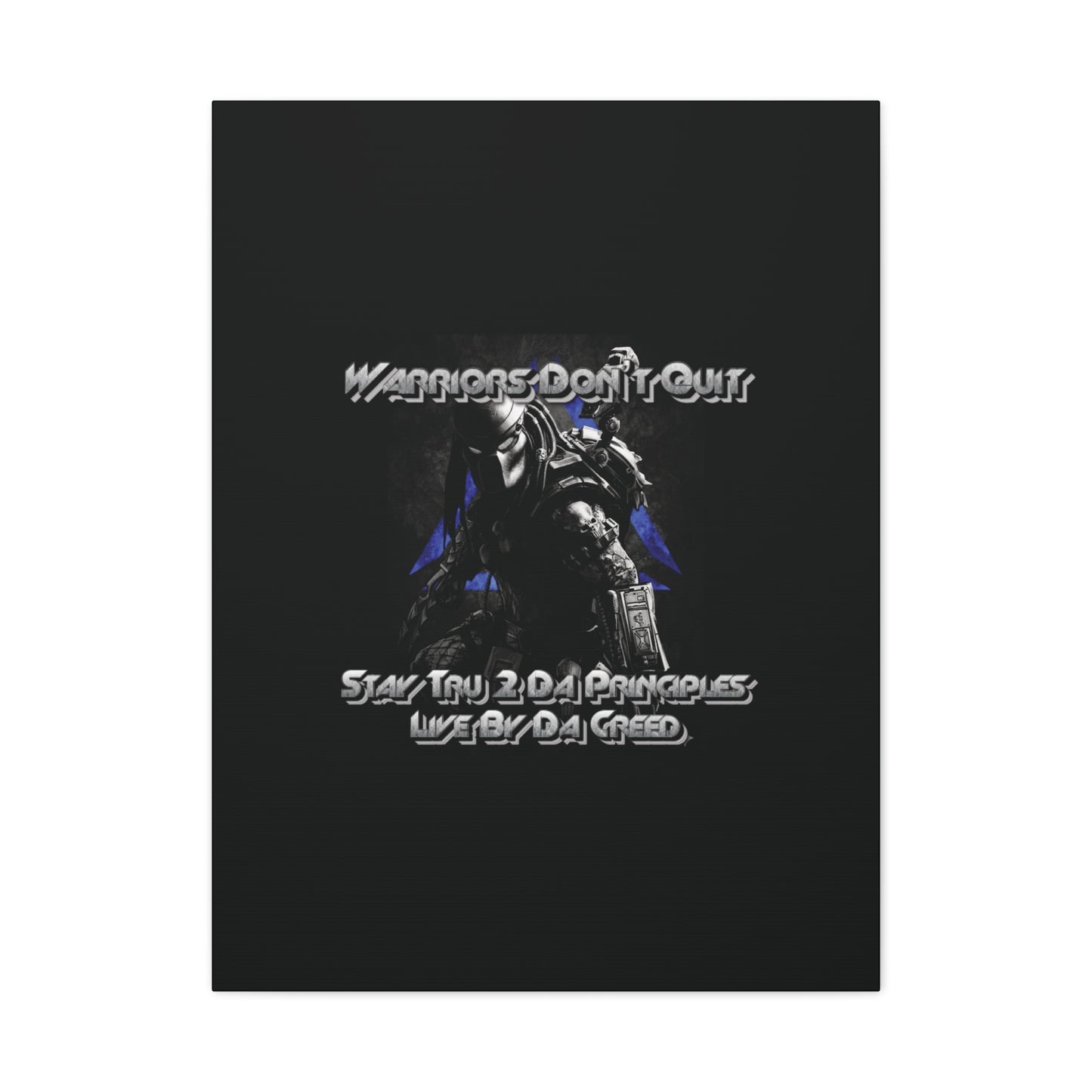 "Warrior's Creed" Canvas Wall Art