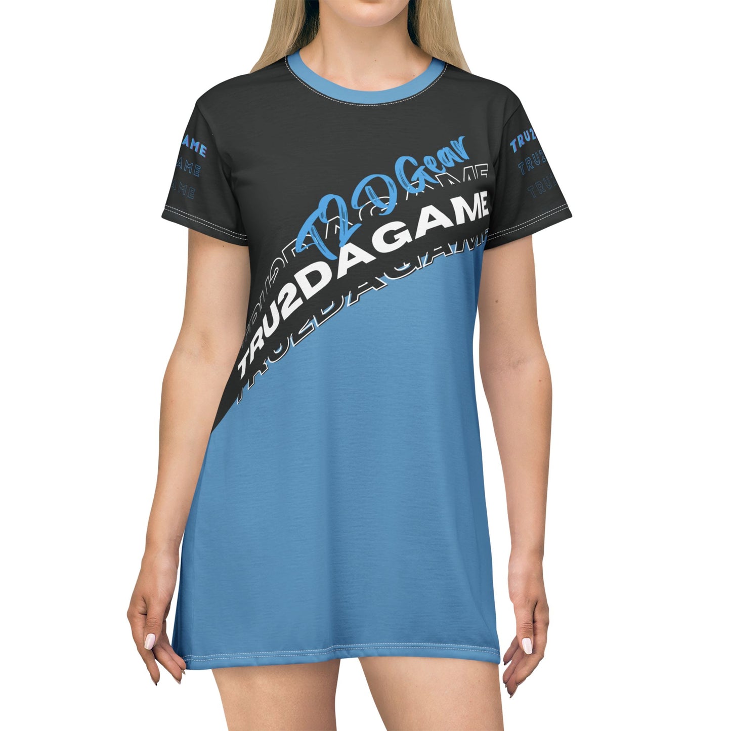 Tru2DaGame(T2DGear) Logo AOP T���Shirt Dress