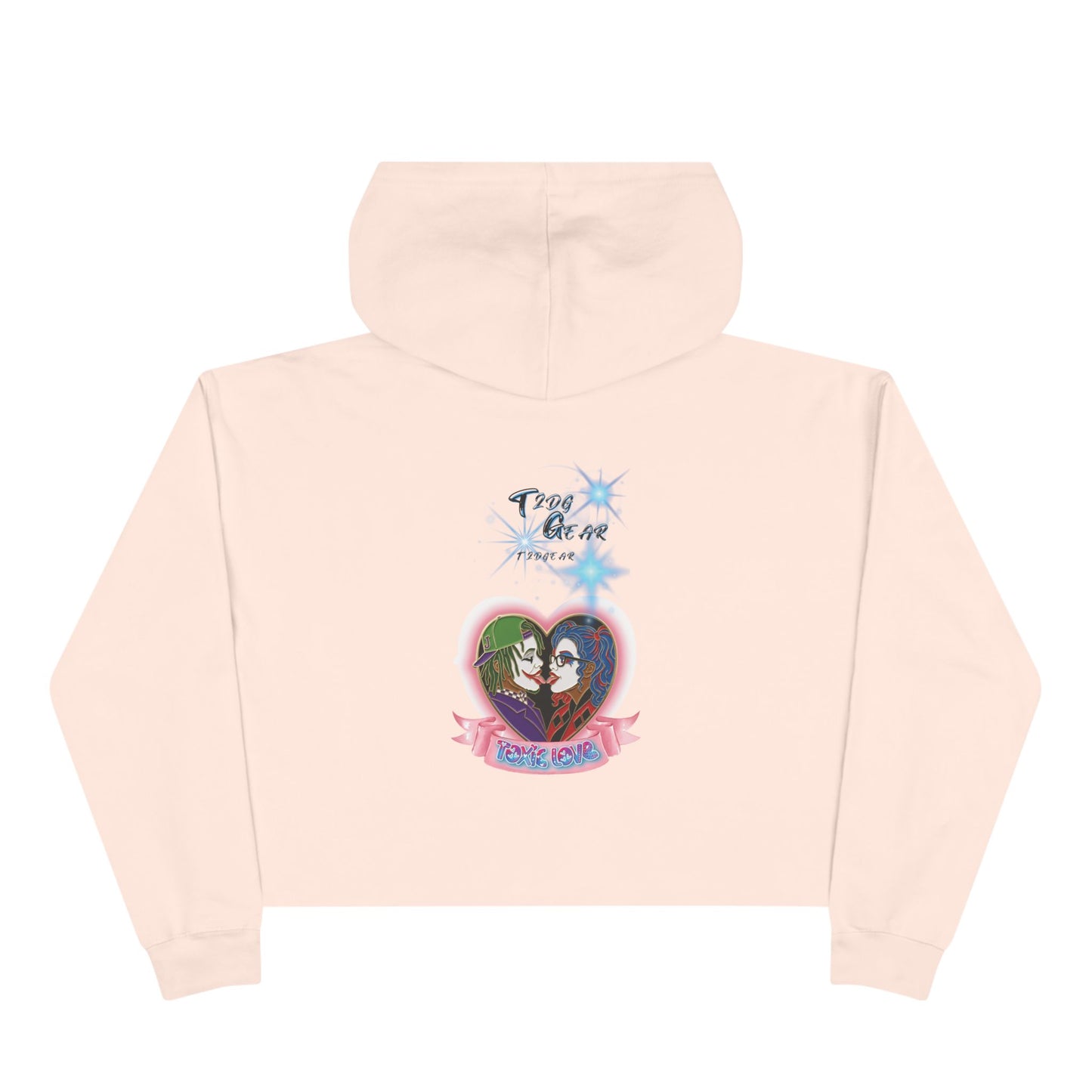 "Twisted/Toxic Love" Crop Hoodie
