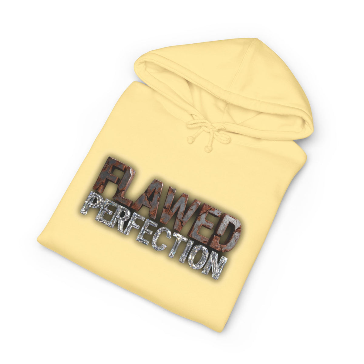 "Flawed Perfection" Men's Graphic Hoodie
