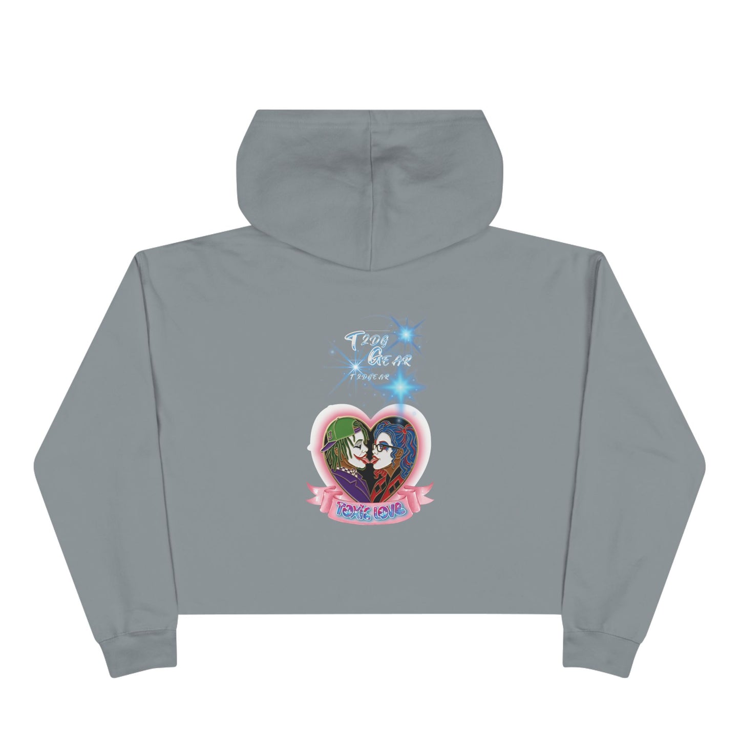 "Twisted/Toxic Love" Crop Hoodie