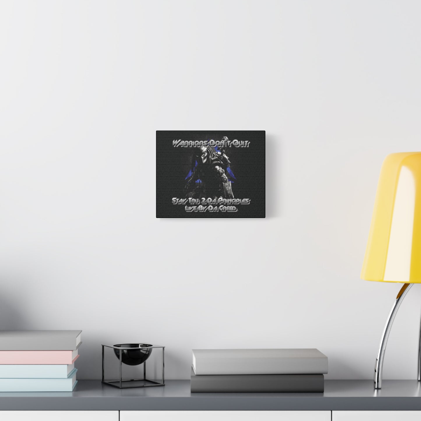 "Warrior's Creed" Canvas Wall Art