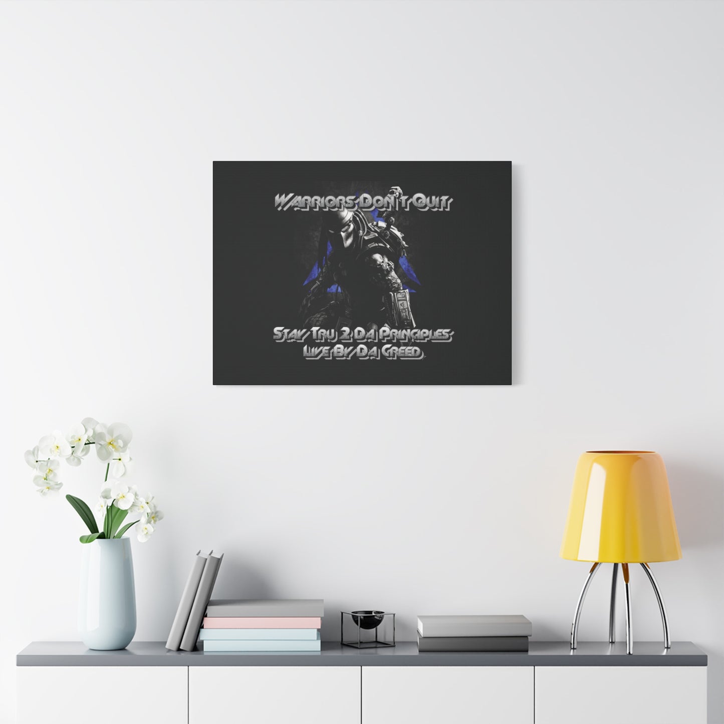 "Warrior's Creed" Canvas Wall Art