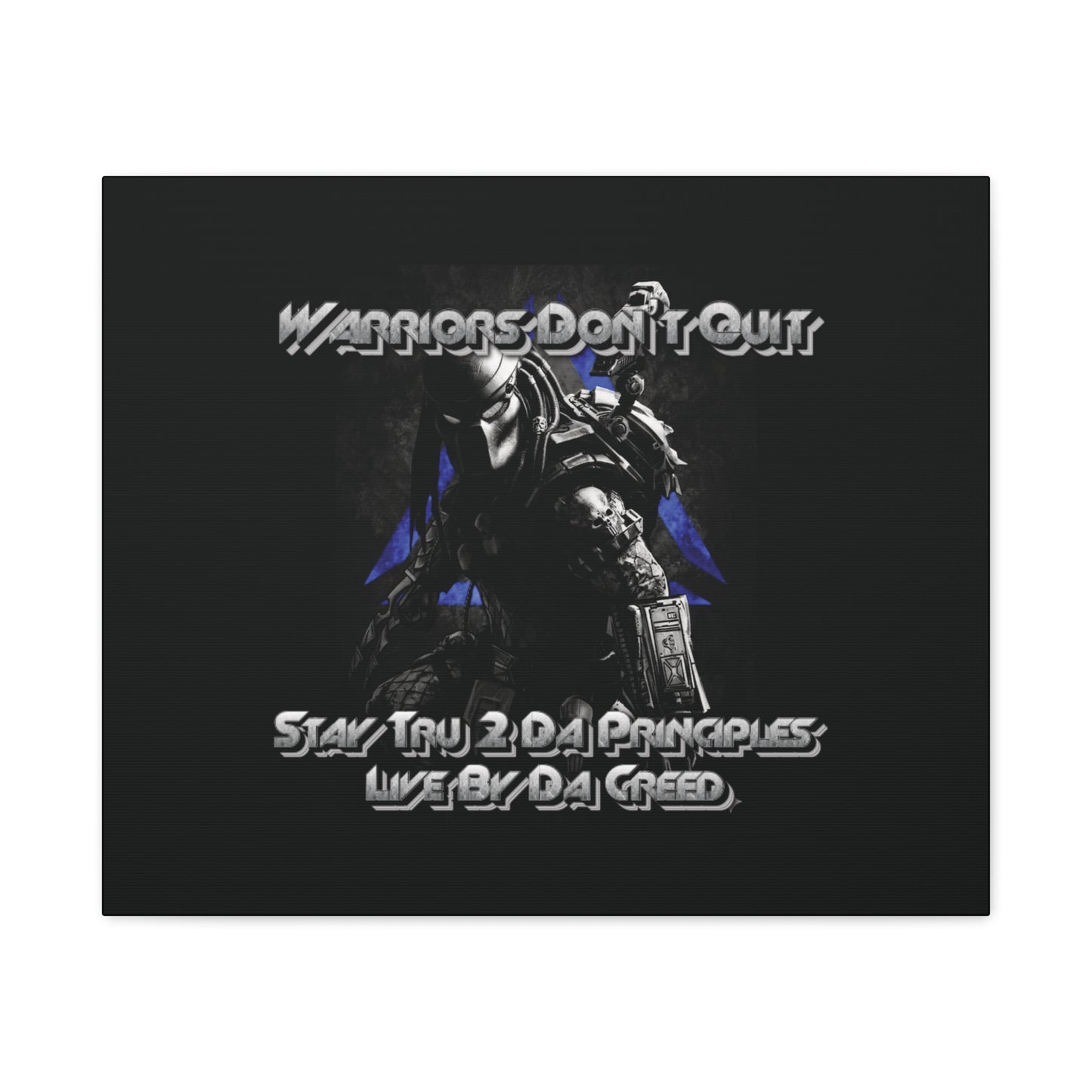 "Warrior's Creed" Canvas Wall Art