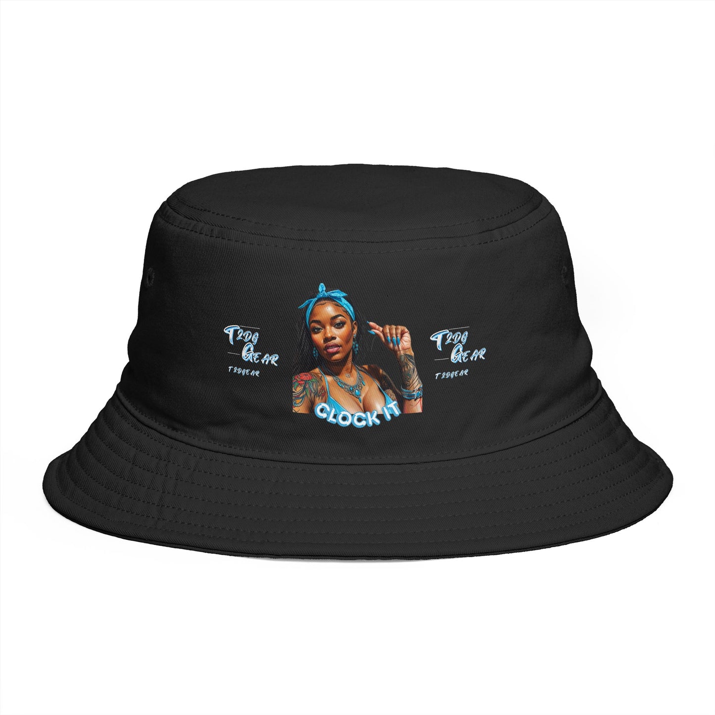 "Clock It" Bucket Hat