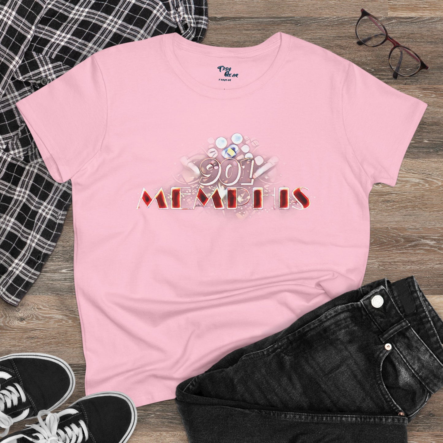 "901 Memphis" Women���s Cotton Tee