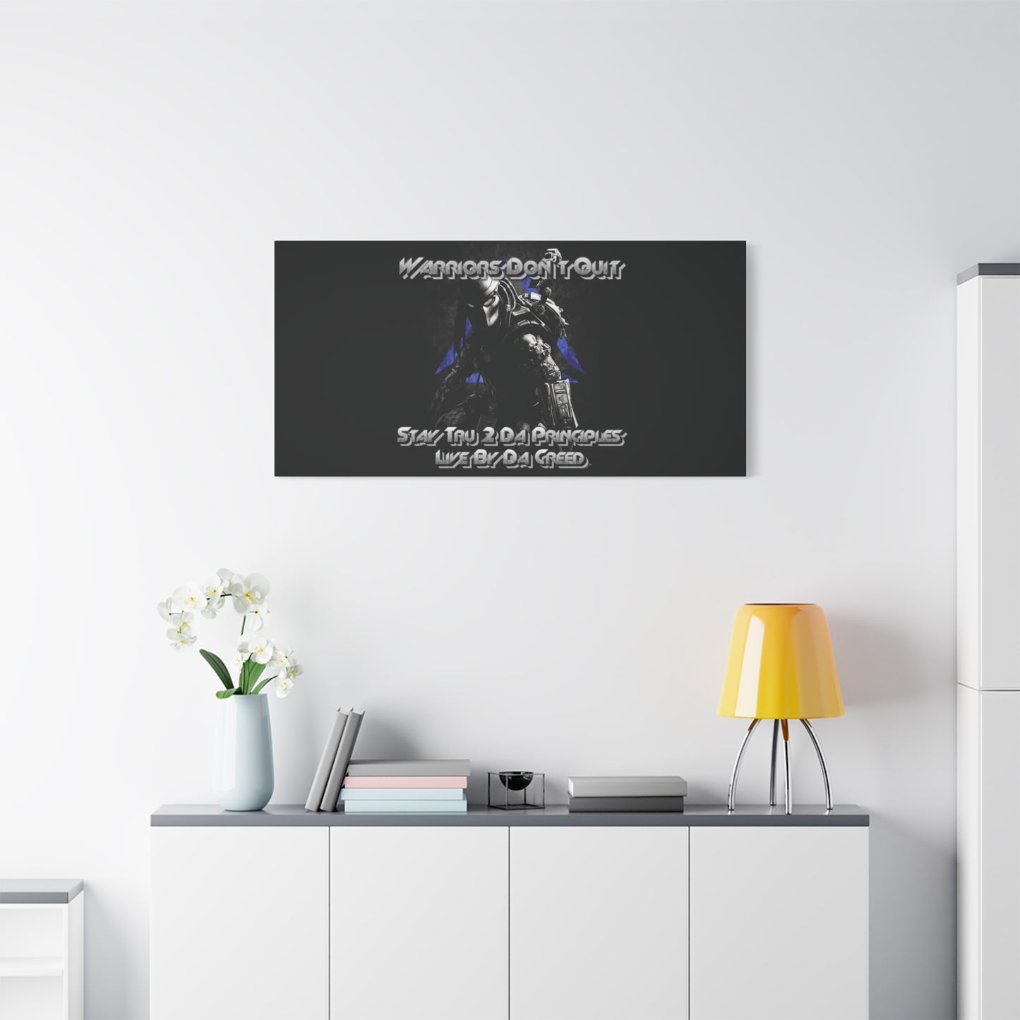 "Warrior's Creed" Canvas Wall Art