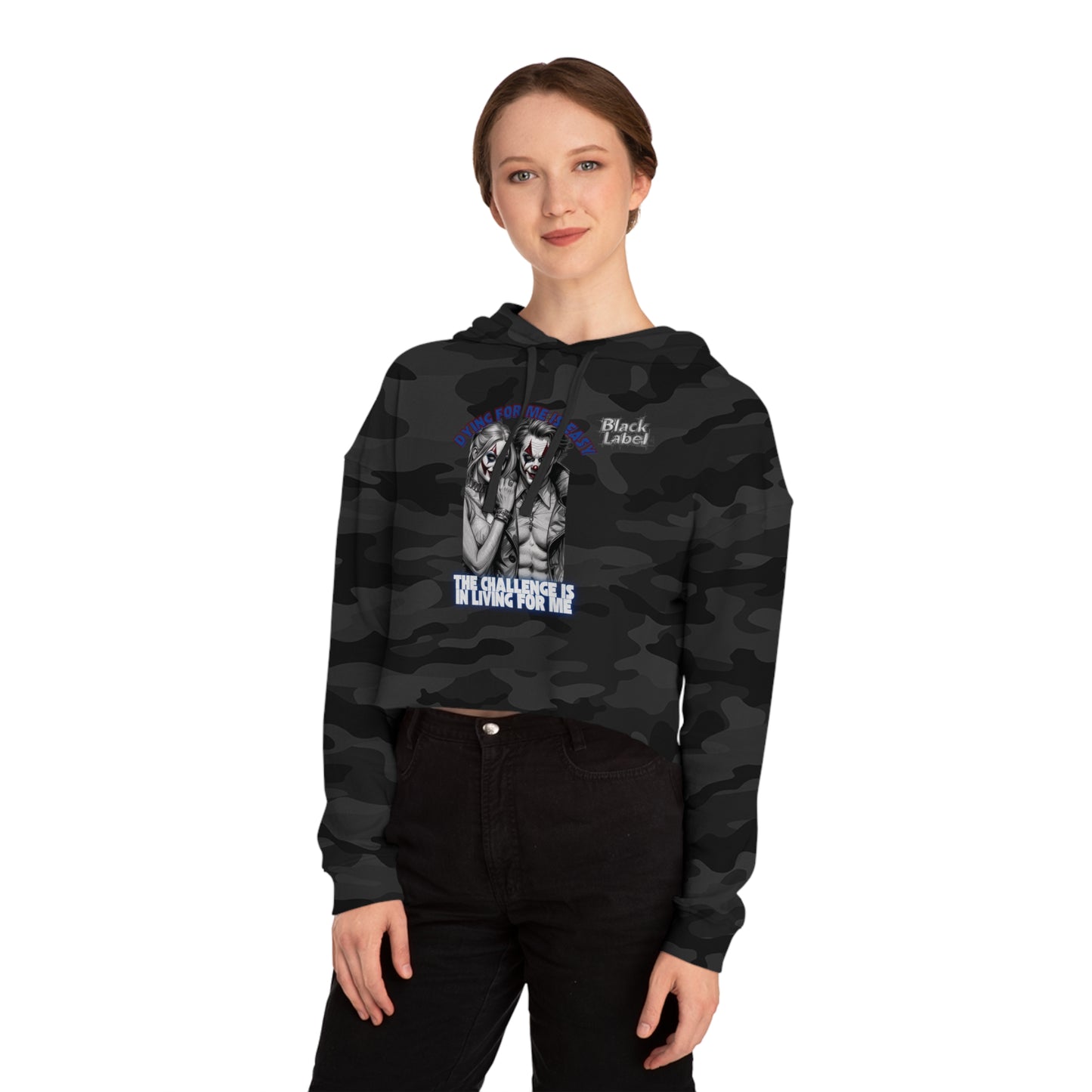 "Live For Me" Women���s Cropped Hoodie