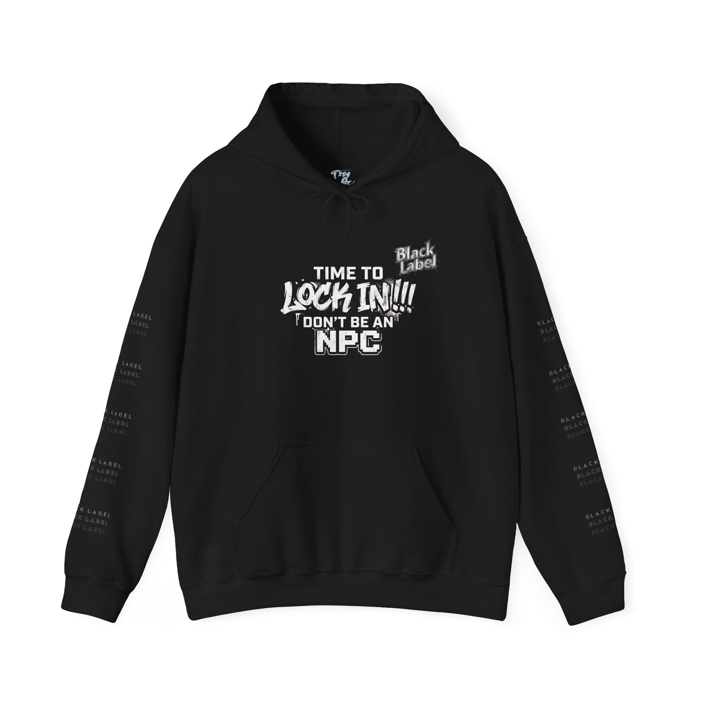 "Lock In"(Black Label Edition) Graphic Hoodie