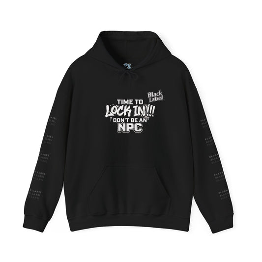 "Lock In"(Black Label Edition) Graphic Hoodie