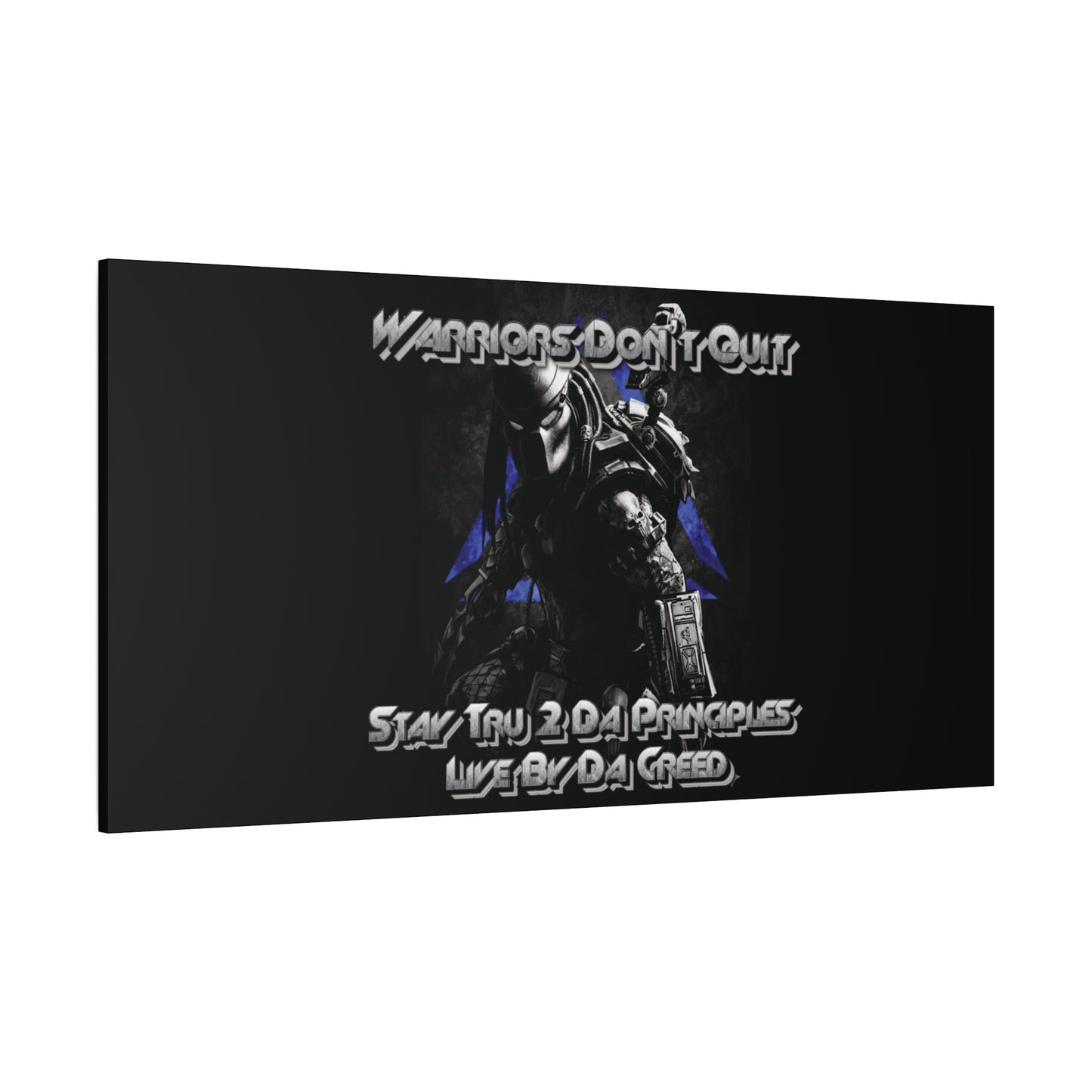 "Warrior's Creed" Canvas Wall Art