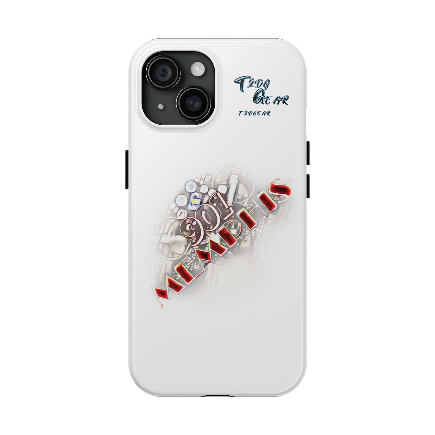 "901 Memphis" Tough Phone Case