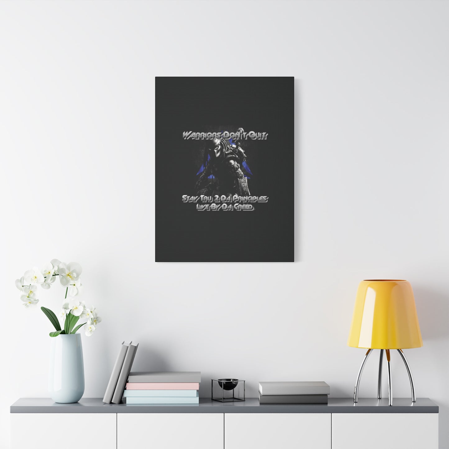 "Warrior's Creed" Canvas Wall Art