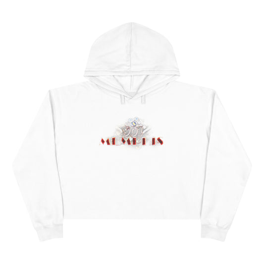 "901 Memphis" Crop Hoodie