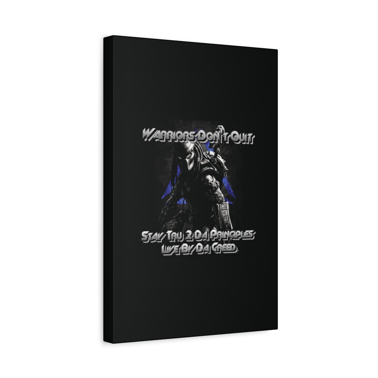 "Warrior's Creed" Canvas Wall Art