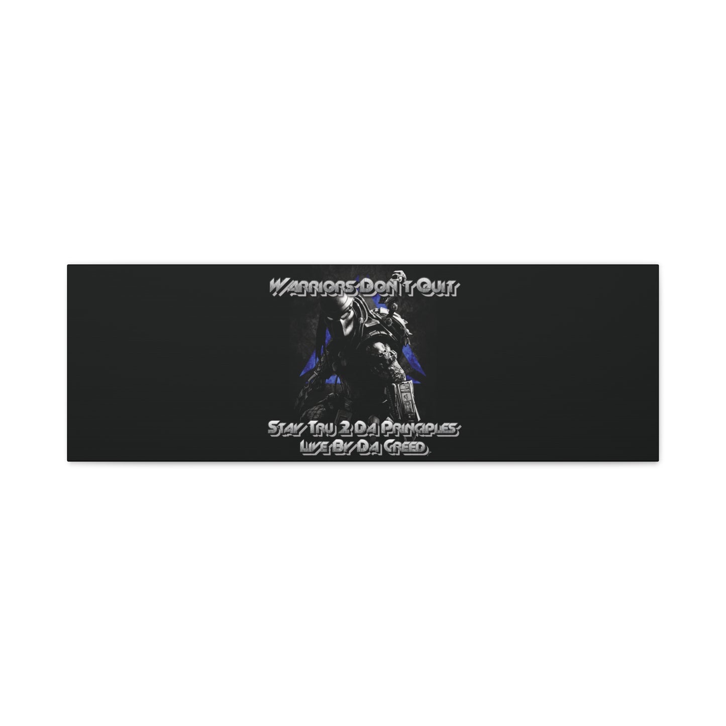 "Warrior's Creed" Canvas Wall Art