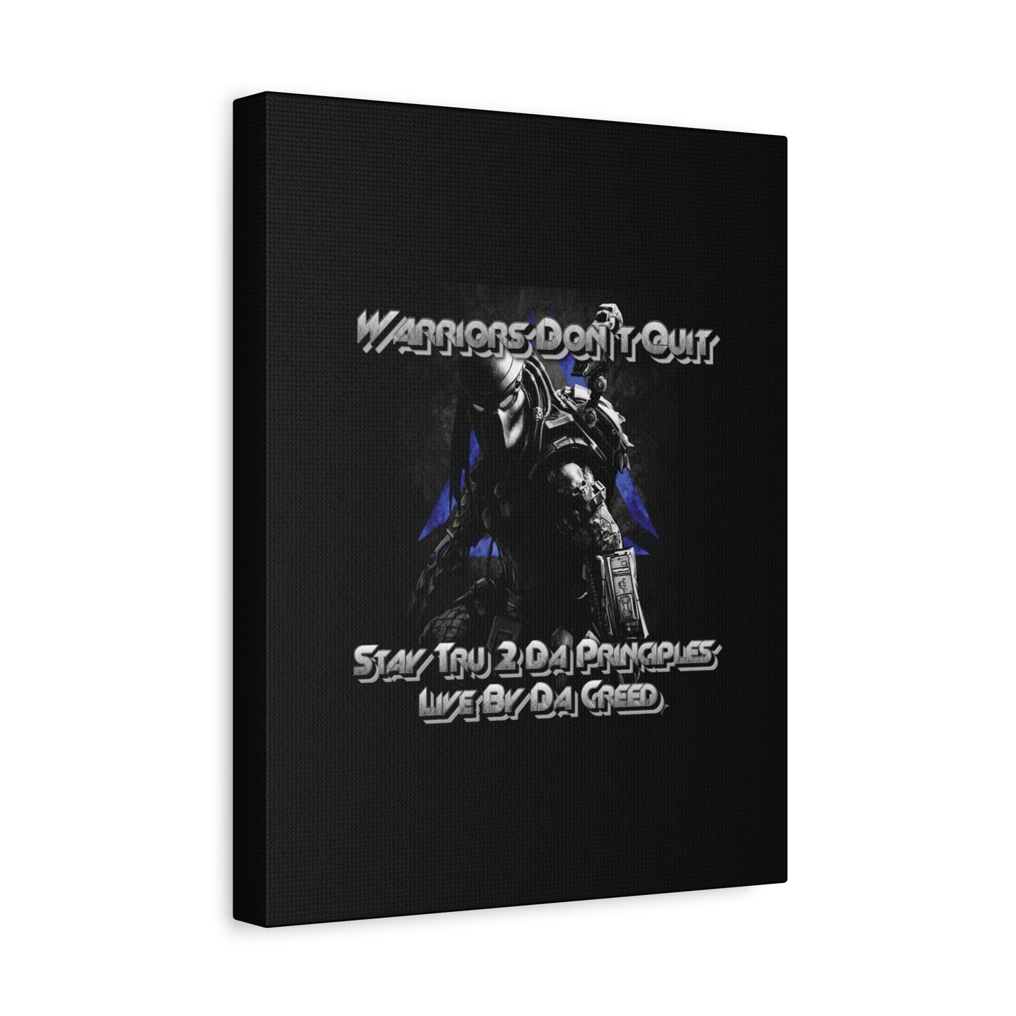 "Warrior's Creed" Canvas Wall Art