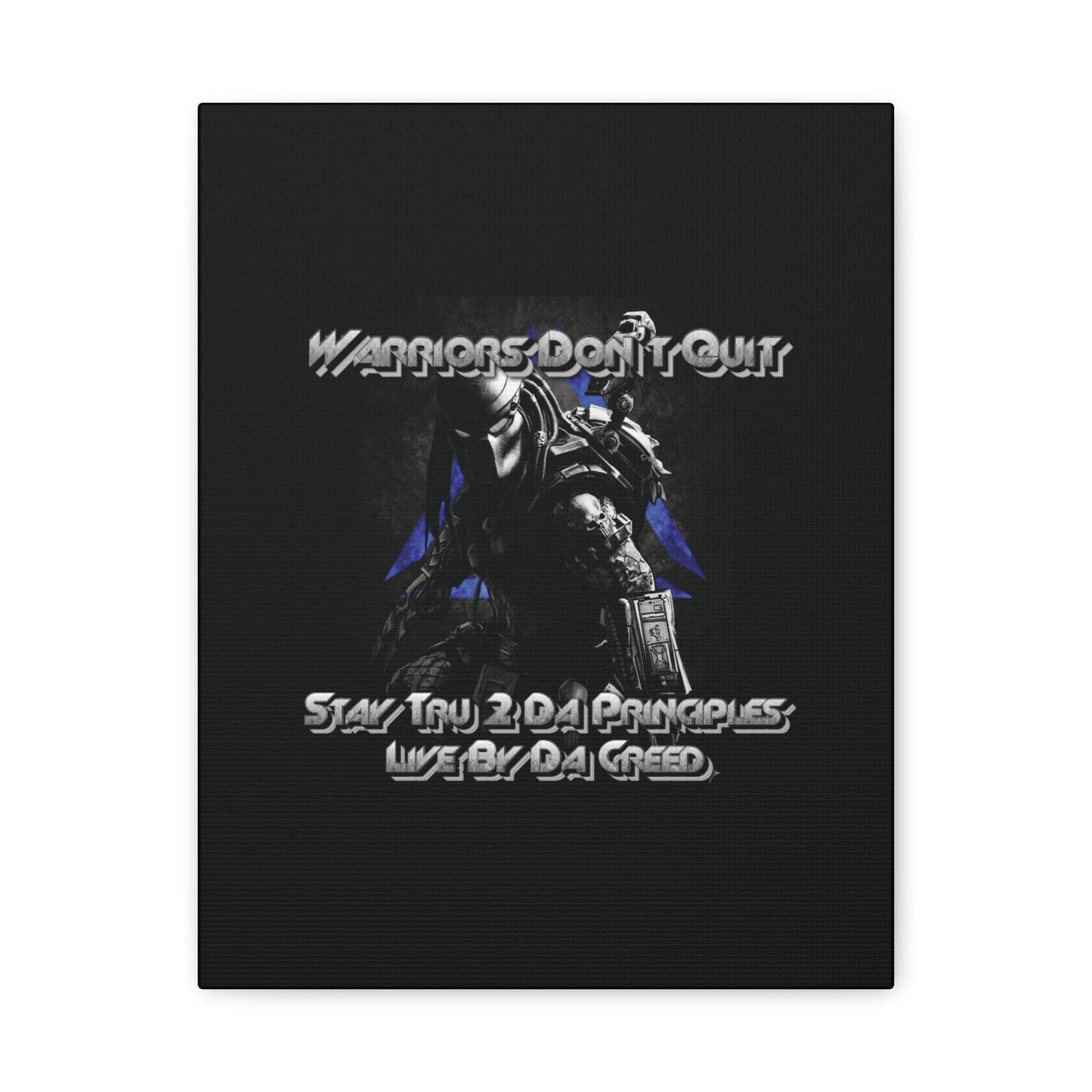 "Warrior's Creed" Canvas Wall Art